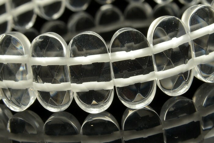 水晶 　14mm　 天然石 パワーストーン バングルRLA3408-5