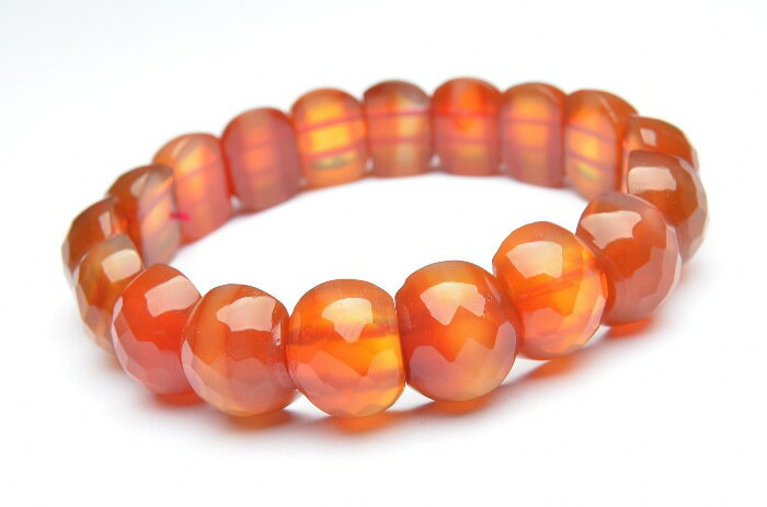 カーネリアン 　13mm　 天然石 パワーストーン バングルRLA3408-21