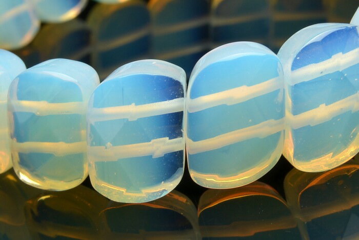 人工オパール 　15mm　 天然石 パワーストーン バングルRLA3408-37