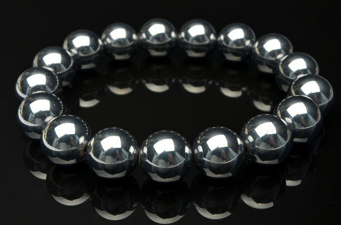 テラヘルツ鉱石 ラウンド　8mm　 天然石 パワーストーン ブレスレット アクセサリー _B110-8