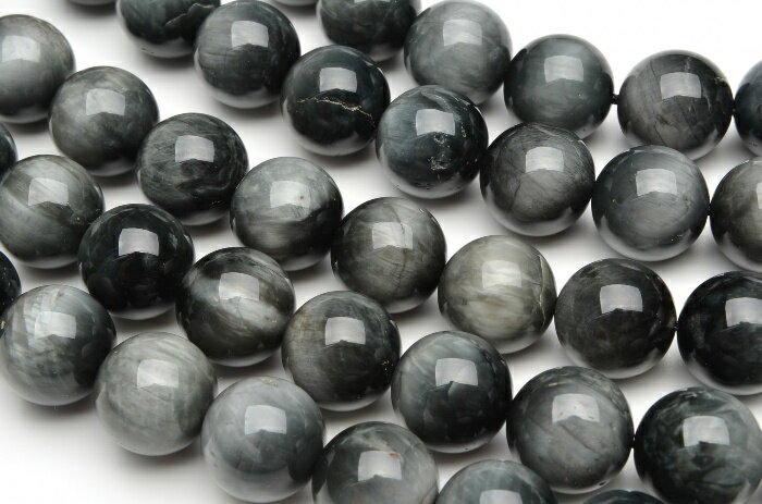 【10％OFF!】【連売り】イーグルアイ 10mm 1連（約38cm）天然石 パワーストーン ビーズ パーツ _R5076-10