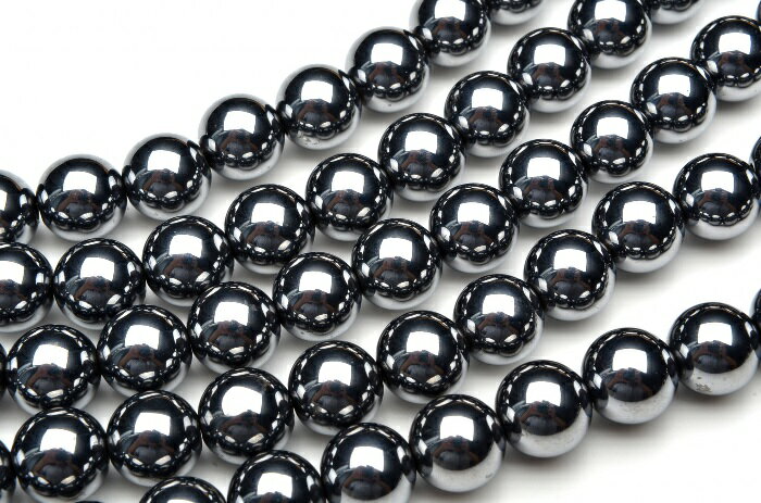 【15％OFF!】【連売り】高純度テラヘルツ鉱石 ラウンド　4mm　1連（約38cm）天然石 パワーストーン ビーズ パーツ _R5080-4