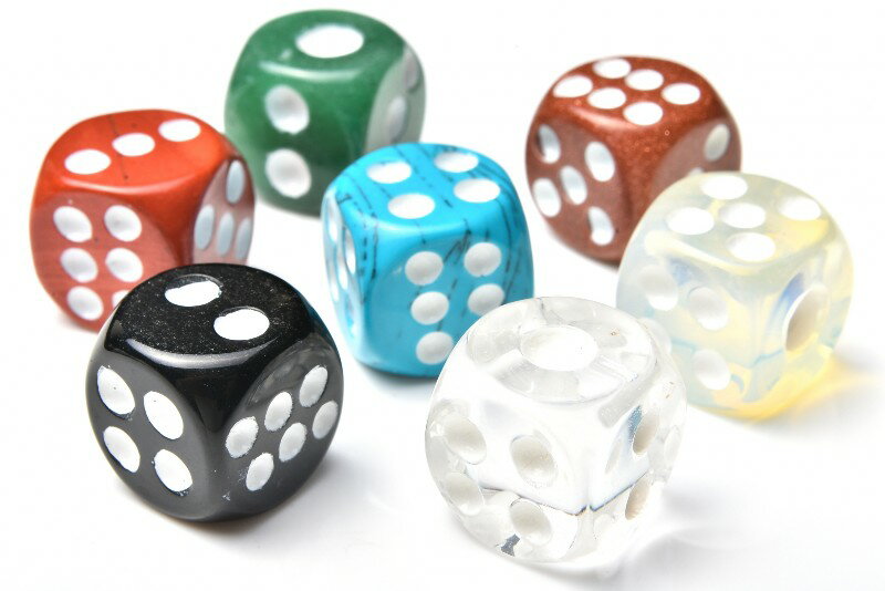 選べる7種類！ 天然石 サイコロ（ダイス）　15mm　 アクセサリー _T12 アクセサリー _op