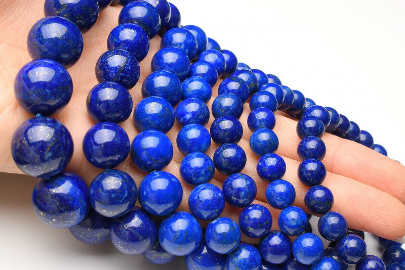天然無着色 ラピスラズリ　8mm　 天然石 パワーストーン ブレスレット アクセサリー _B781-8