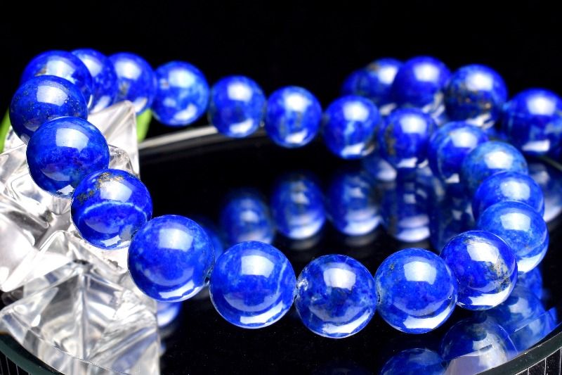 天然 ラピスラズリ　9.5mm　 天然石 パワーストーン ブレスレット 1個売り アクセサリー _BG3532-95