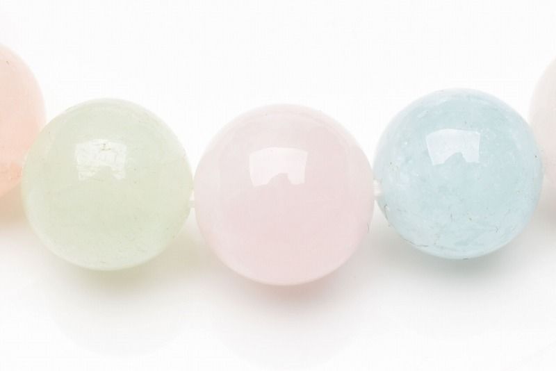 ミックスベリル　6mm　 天然石 パワーストーン ブレスレット 1個売り アクセサリー _RB12-6