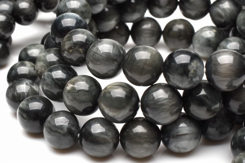 鷲目石 イーグルアイ　6mm　 天然石 パワーストーン ブレスレット 1個売り アクセサリー _RB13-6