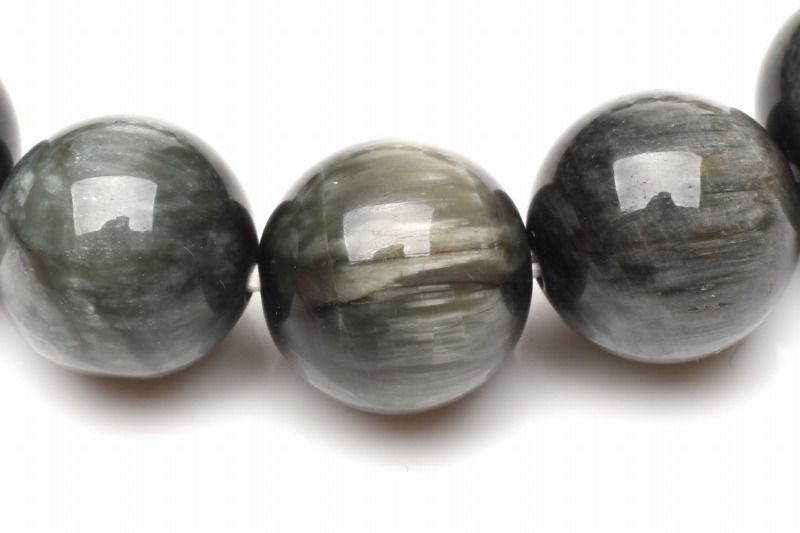 鷲目石 イーグルアイ　6mm　 天然石 パワーストーン ブレスレット 1個売り アクセサリー _RB13-6