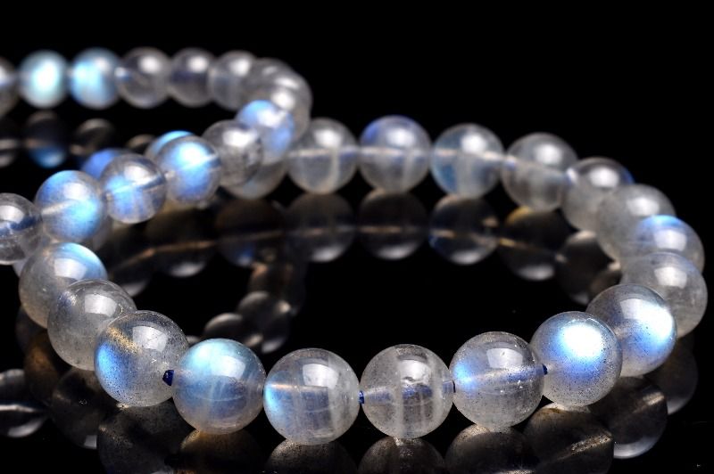 お買い得☆透明感あり ラブラドライト　7mm　 天然石 パワーストーン ブレスレット 1個売り アクセサリー _BG3580-7