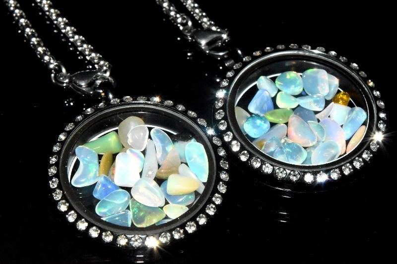 【10％OFF!】プレシャスオパール　30mm　さざれ 天然石 パワーストーン ネックレス アクセサリー _PRG1740