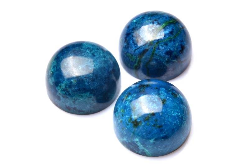 【10％OFF!】アースカラー クリソコラ　13-16mm　コイン ルース ハンドメイド 1個売り _PRG1956-2