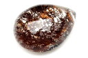 【1点物】AA☆内包美 ガーデンクォーツ 32.5x26.5mm ドロップ(トップ穴) ルース ハンドメイド _P8271