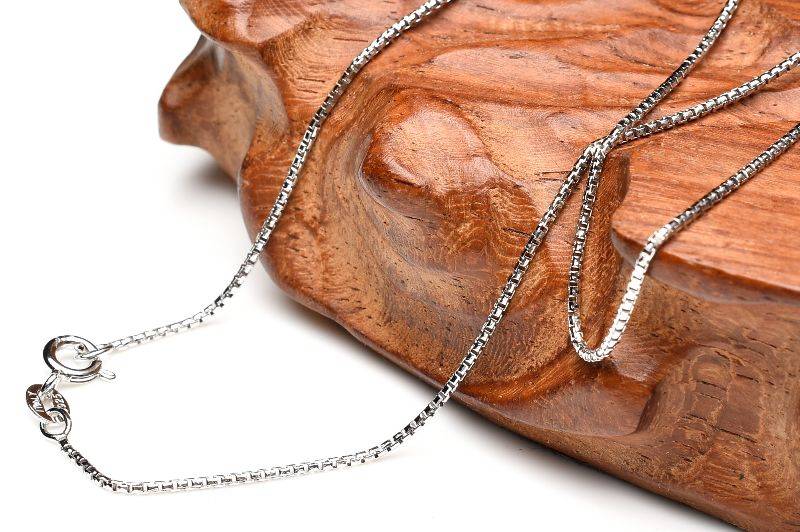 Silver925 ベネチアンチェーン(デザインあり) 45cm チェーン ネックレス アクセサリー ハンドメイド _KZ164