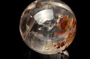 【1点物】希少内包 ライモナイト&マーカサイトインクォーツ 21.5mm 丸玉(台座なし) スフィア ハンドメイド _PB9603