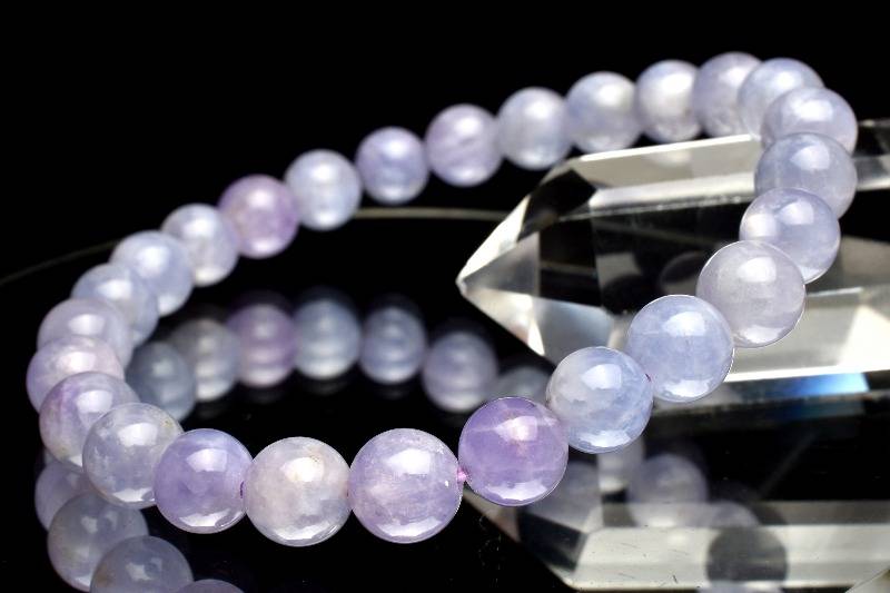 【1点物】AA+☆希少カラー ラベンダーハックマナイト　7mm ブレスレット アクセサリー _M5404