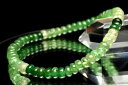 【20%OFF!】【1点物】AAA☆タンザニア産 ツァボライト(グリーンガーネット) 2-3x4.5-5mm ボタン グラデーション ブレスレット アクセサリー _M5436 高品質アイテム(3)