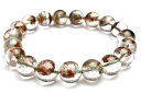 【1点物】クリア レッドガーデンクォーツ 10mm ブレスレット アクセサリー _M5643