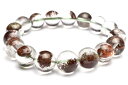 【20%OFF!】【1点物】クリア レッドガーデンクォーツ 11mm ブレスレット アクセサリー _M5645(3)