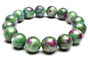 【20%OFF!】【1点物】希少共生 ルビーインフックサイト 13mm ブレスレット アクセサリー _M6031(3)