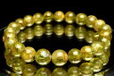 【1点物】数量限定◇希少大珠 ペリドット(橄欖石) 8-8.5mm ブレスレット アクセサリー _M6128
