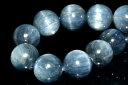 【30%OFF!】【1点物】天然色◇キャッツアイ効果 カイヤナイト 10.5mm ブレスレット アクセサリー _M9109(3)