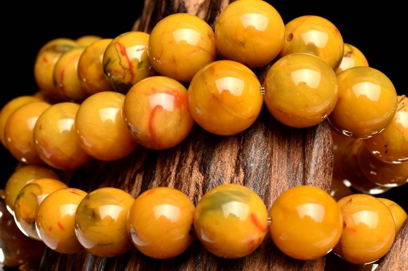 【20％OFF!】嵐の女神 ゴールデンピーターサイト　11mm ブレスレット アクセサリー 1個売り _BG5541-11