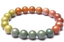 【20%OFF!】【1点物】天然瑪瑙 阿拉善(アラシャン)ゴビアゲート 9.5mm グラデーション ブレスレット アクセサリー _M9918(3)