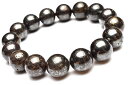 【1点物】サハラ砂漠産 コンドライト隕石(サハラNWA869隕石) 12mm ブレスレット アクセサリー _MA250
