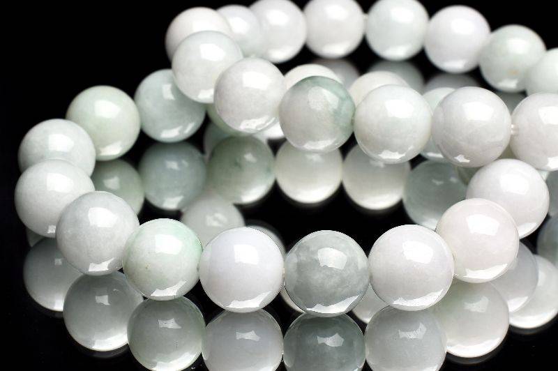 ミャンマー産◇マルチカラー ビルマ翡翠(硬玉ジェダイト) 13mm ブレスレット アクセサリー 厄除け 1個売り _B1420-13