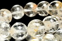 【1点物】ライモナイト共生 ホワイトピラミッドファントムクォーツ 12.5-13.5mm ブレスレット アクセサリー _MA2738