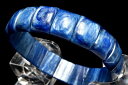 【1点物】高発色ブルー カイヤナイト 12x16mm バングル アクセサリー _MA4505(3)