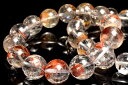 ヒマラヤ産◇ライモナイト入り エレスチャルクォーツ 12mm ブレスレット アクセサリー 1個売り _BG5810-12(3)