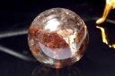 【1点物】ガーデンクォーツ 26mm 丸玉(台座付き) スフィア _CG6408【宅急便のみ】