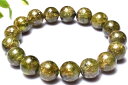 【1点物】希少大珠◇ミャンマー産 ペリドット 12mm ブレスレット アクセサリー _MA5496