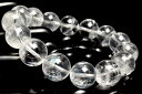 【1点物】虹入り ホワイトファントムクォーツ 14-14.5mm ブレスレット アクセサリー _MA5789