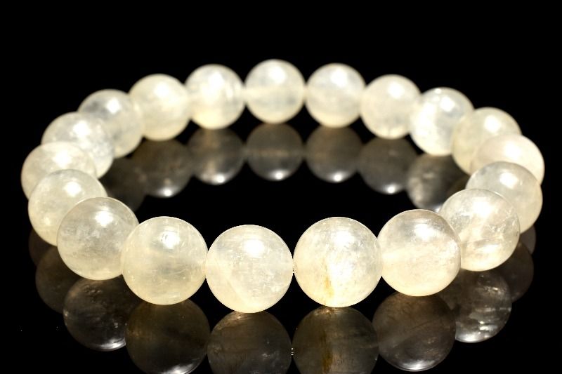 【1点物】タンザニア産 ムーンストーン　10.5mm ブレスレット アクセサリー _MA6509