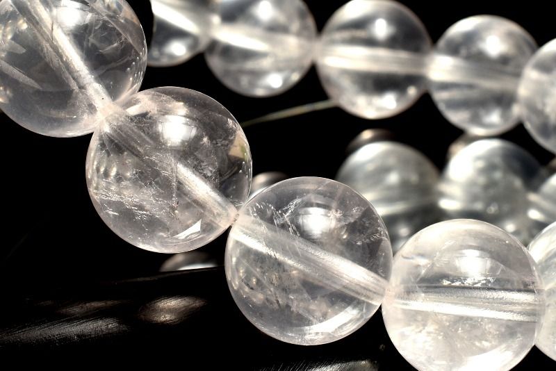【1点物】希少カラー◇コロンビア産 ピンクレムリアンシードクリスタル　12-12.5mm ブレスレット アクセサリー _MA7895