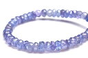 【1点物】AAA☆群青色の結晶 タンザナイト 1.5-3x4mm ボタン ブレスレット アクセサリー _MA8426