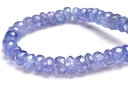 【1点物】AAA☆群青色の結晶 タンザナイト 1.5-3x4.5-5mm ボタン ブレスレット アクセサリー _MA8430