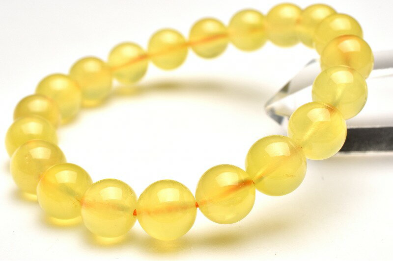 【1点物】高発色◇とろみ質感 ゴールデンプレナイト　9mm ブレスレット アクセサリー _MA8928