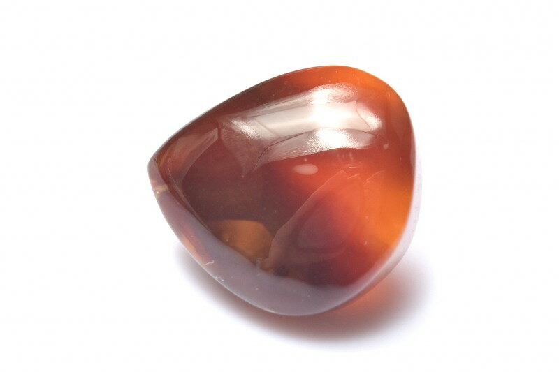 【1点物】高品質◇炎のような輝き ファイアーアゲート　17x16mm　ドロップ ルース ハンドメイド _PC5923