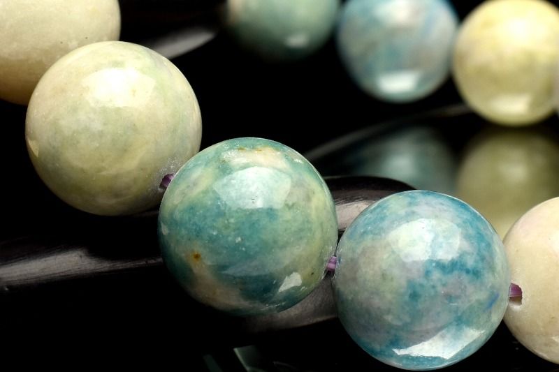 【20％OFF!】【1点物】マルチカラー ハックマナイト　12.5mm ブレスレット アクセサリー _MA9285