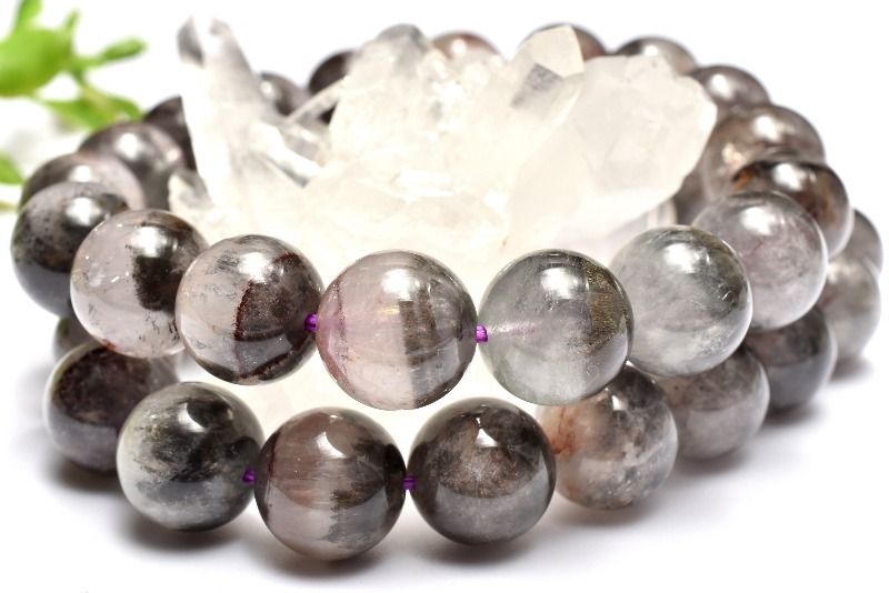 レアカラー ブラックオーラライト23　10mm ブレスレット アクセサリー 1個売り _BG6038-10