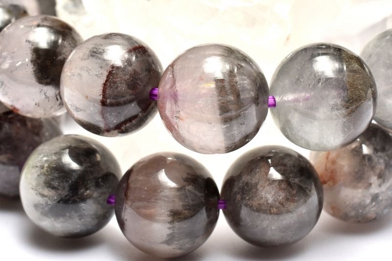 レアカラー ブラックオーラライト23　10mm ブレスレット アクセサリー 1個売り _BG6038-10