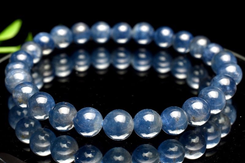 【1点物】南アフリカ産◇高発色 サファイア　7mm ブレスレット アクセサリー _MA9857