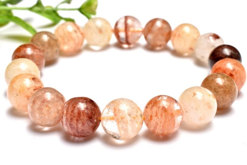 【30％OFF!】【1点物】地層模様 ガーデンクォーツ 11.5mm ブレスレット アクセサリー _MC407