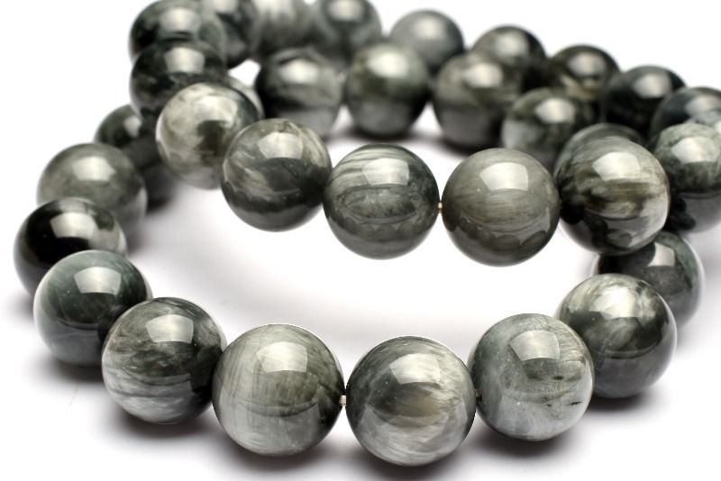 キャッツアイ効果 イーグルアイ　13.5mm ブレスレット アクセサリー 1個売り _BG6132-135