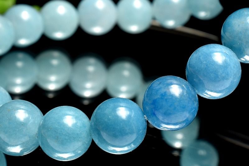 【1点物】希少◇高発色 トロレアイト(トロール石)　8.5mm　グラデーション ブレスレット アクセサリー _MC927