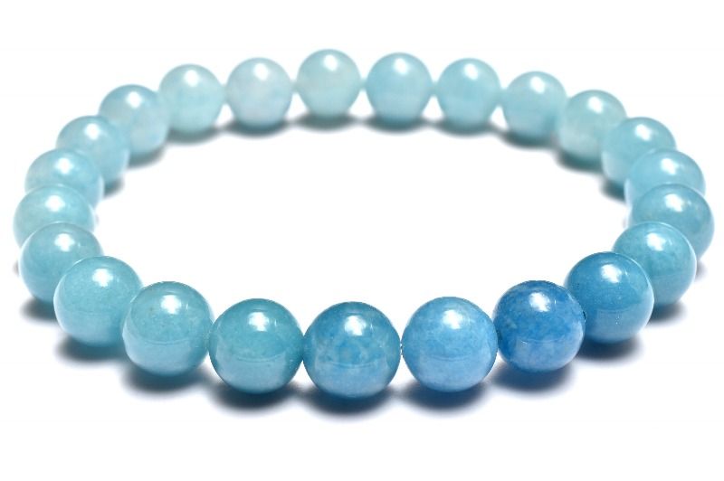 【1点物】希少◇高発色 トロレアイト(トロール石)　8.5mm　グラデーション ブレスレット アクセサリー _MC927