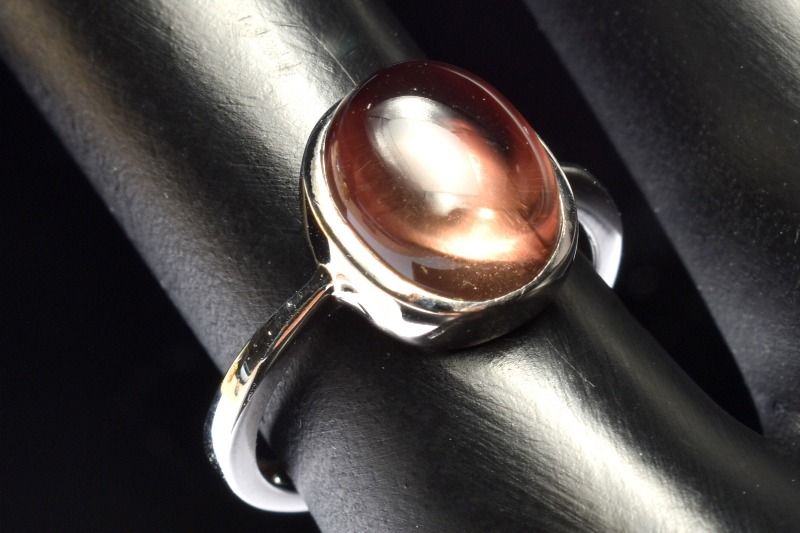 【1点物】Silver925◇カラーチェンジ アンデシン　10x8mm オーバル 指輪リング(サイズ調整可) アクセサリー _PC7102